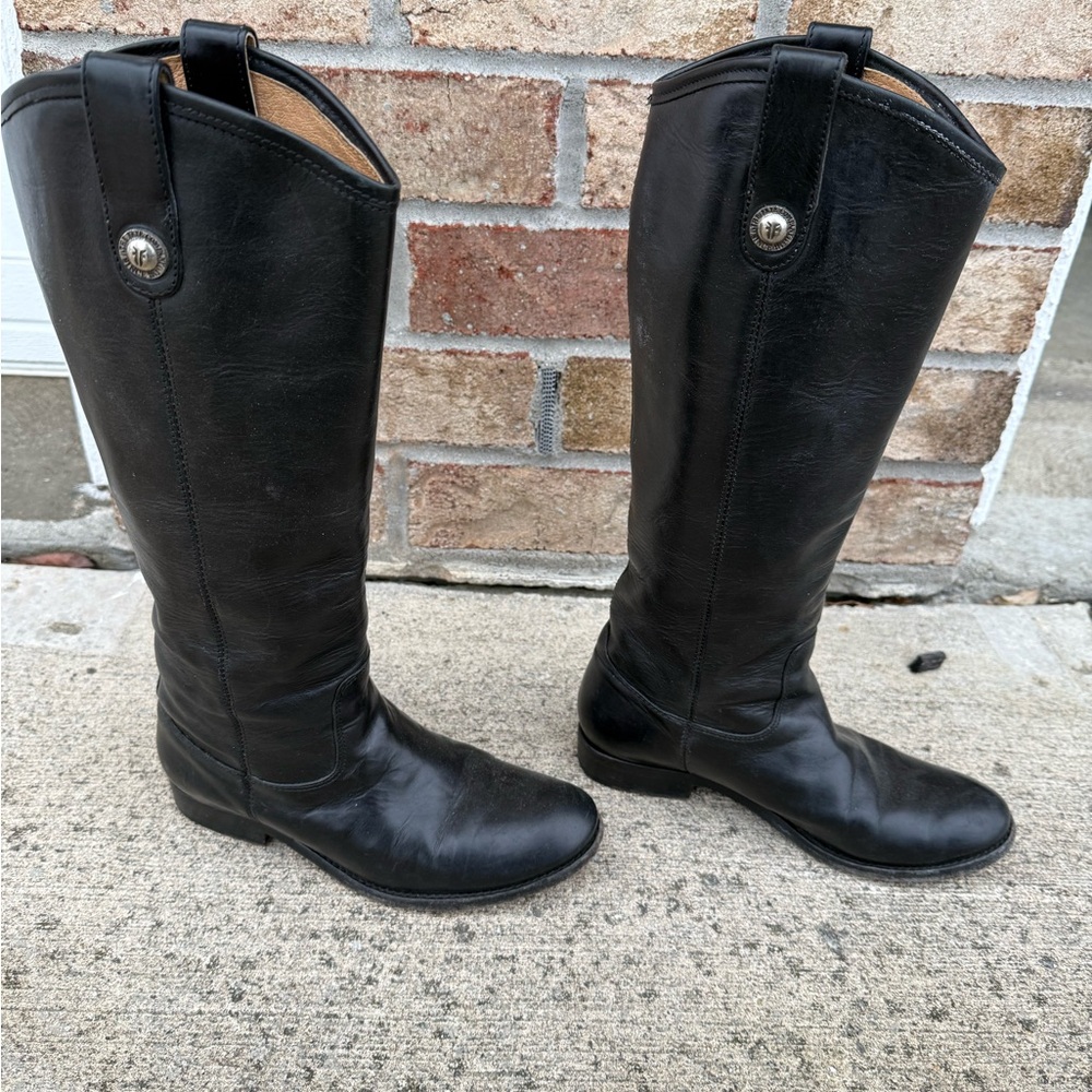 Frye Melissa Tall Button Riding Boots